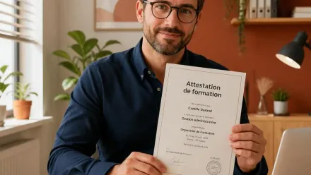 Attestation de formation conforme Qualiopi
