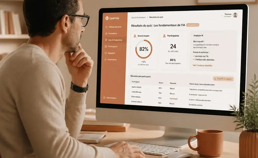 Évaluation des apprenants avec l'IA dans un organisme de formation
