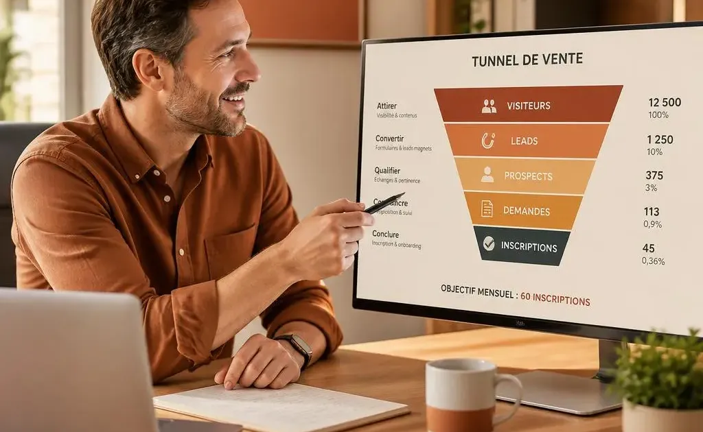Tunnel de vente pour organisme de formation